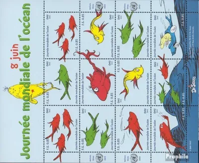 Produktbild von Briefmarken UNO - Genf 2013 Mi 817-828 Zd-Bogen (kompl.Ausg.) postfrisch Welttag der Ozeane