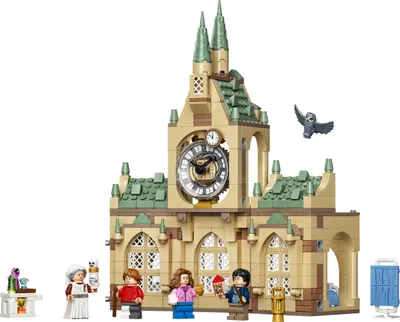 Produktbild von LEGO 76398 Harry Potter Hogwarts Krankenflügel, Schloss-Spielzeug mit Minifiguren aus Der Gefangene von Askaban, Geschenk für Jungen und Mädchen