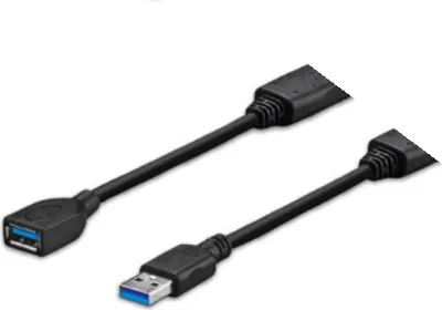 Produktbild von Vivolink PROUSB3AB7C, 7 m, USB A, USB B, USB 3.2 Gen 1 (3.1 Gen 1), Schwarz