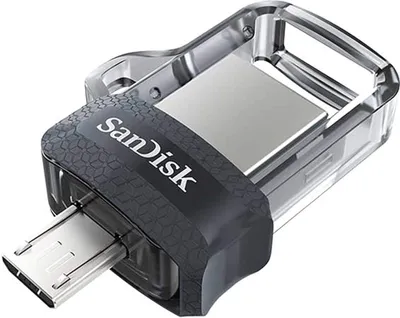 Zdjęcie produktu dla SanDisk Ultra Dual - USB-Flash-Laufwerk - 64 GB - USB 3.0 / micro USB