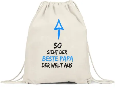 Produktbild von So Sieht Der Beste Papa Der Welt Aus Turnbeutel Gymsack Süßes Motiv Als Vatertagsgeschenk Bester Vater