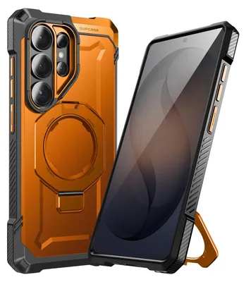 Produktbild von Supcase, MagSafe Hülle S26 Ultra Unicorn Beetle Grip Militärstandard 4,5m, Orange