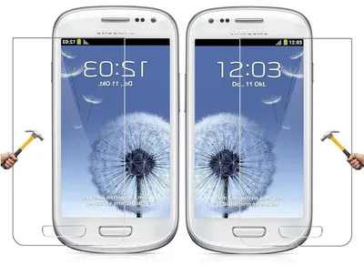 Produktbild von ino 2x Schutzglas  kompatibel mit Samsung Galaxy S3 mini Panzerglas Panzerfolie Displayschutzglas Tempered Glass Echt Panzer Glas Schutz Harte Glasfolie S3mini
