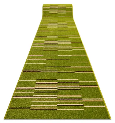 Image de Tapis de couloir HEAT-SET FRYZ NELI vert - lime 60 cm vert 60x300 cm