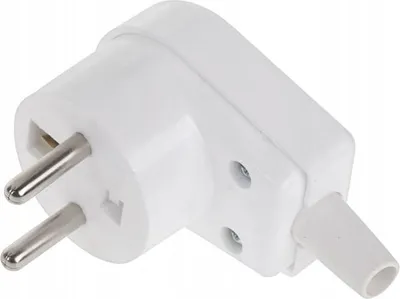 Obrázek produktu pro ELGOTECH úhlová zástrčka WT-20S 16A 230V bílá 1 ks