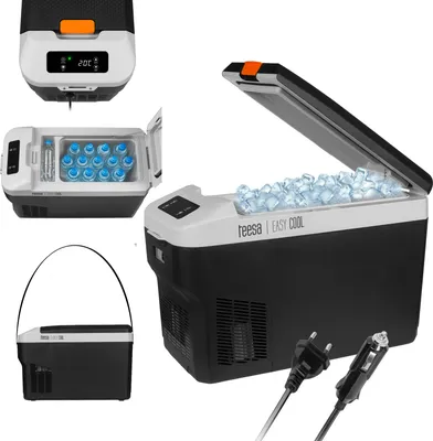 Zdjęcie produktu dla Lodówka turystyczna samochodowa kompresorowa -22°C 25L DC12/24V 230V TEESA