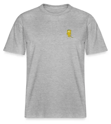 Produktbild von Spreadshirt Janosch Kleiner Tiger Stick Relaxed Fit Uni T-Shirt, 3XL, Grau meliert