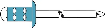 Produktbild von Blindniet PolyGrip® Nietschaft dxl 3,2x8mm VA 1000 St.GESIPA