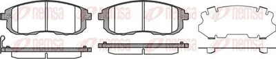 Produktbild von REMSA Bremsbeläge Satz Vorne Hinten Bremsklötze für NISSAN JUKE (F15) 0293.11