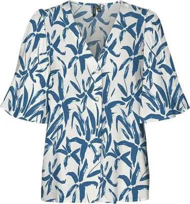Produktbild von Vero Moda Zana Kurzarm-bluse Mehrfarbig L Damen Mehrfarbig L