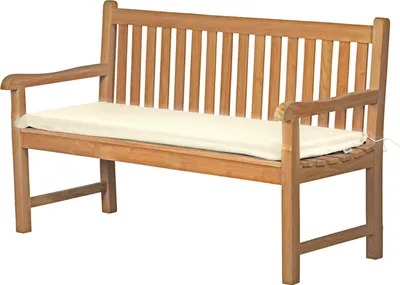 Produktbild von Bankauflage Sitzus 100 x 40 cm naturweiß creme Polster für Holzbank