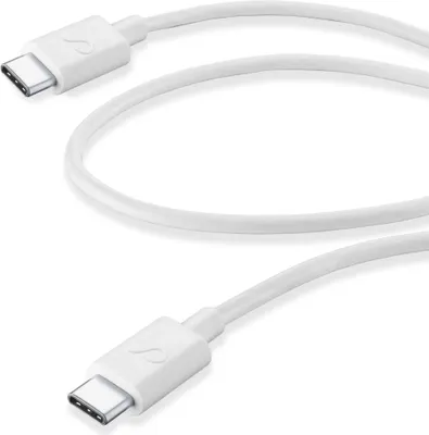 Zdjęcie produktu dla Cellularline 8018080373626, 0,6 m, USB C, USB C, Biały