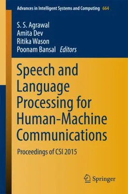 Image de Speech and Language Processing for Human-Machine Communications