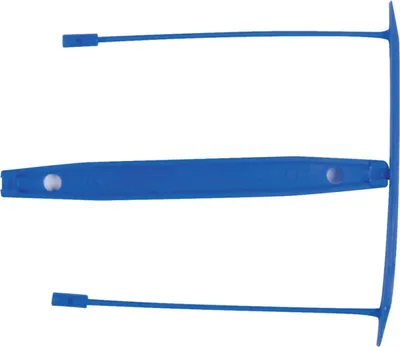 Produktbild von Q-Connect E-Clip Archivbinder - 8 cm, 100 Stück, blau