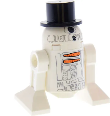 Produktbild von 1x Lego Minifigur Star Wars Astromech Droid R2-D2 Snowman Zylinder 9509 sw0424