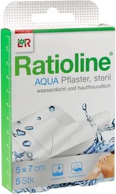 Immagine prodotto di Ratioline aqua cerotti per doccia Plus 5x7 cm sterili 5 pz