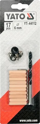 Produktbild von Yato YT-44112, Bohrer, Spiralbohrer-Bit, 6 mm, 100 mm, Kohlenstoffstahl, Zylinderförmige Welle