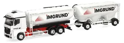 Produktbild von Herpa 319157 - 1/87 Mercedes-Benz Actros Streamspace Eutersilo-Hängerzug Imgrund
