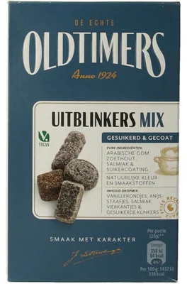 Immagine prodotto di Oldtimers Uitblinkers Mix 235g – Mix di snack croccanti per le feste