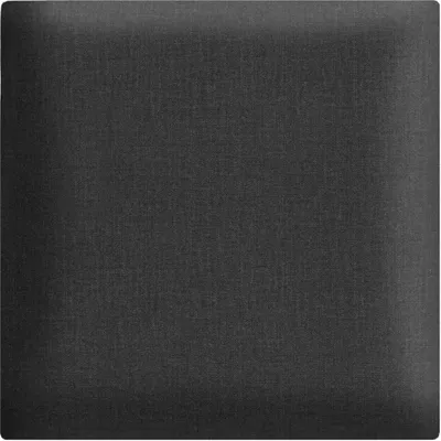 Obrázek produktu pro Nástěnné panely 3D 30 x 30 cm čalouněné - pro velmi snadnou montáž, z velurové tkaniny, s měkkou výplní, barva grafitová