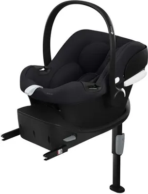 Produktbild von Autositz Cybex Aton B2 i-Size, 45-87 cm, Geburt bis 13 kg, bis 2 Jahre, inklusive Base One, Volcano Black
