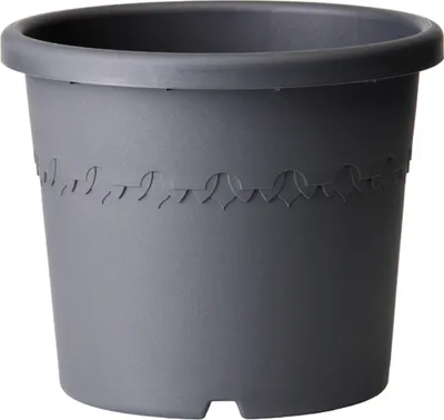 Produktbild von elho algarve cilindro 25cm Übertopf - anthrazit