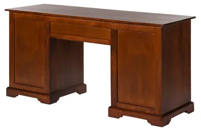 Produktbild von MASSIVMOEBEL24.DE Schreibtisch Akazie 158x54x76 nougat lackiert OXFORD #522