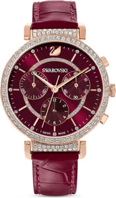 Produktbild von Swarovski Damen Chronograph Armbanduhr Rot - Artikelnummer 5580345