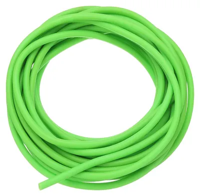 Latex-Gummischlauch 6 m, 1,8 mm ID, 4,5 mm AD, grün