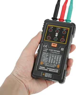 Obrázok produktu pre Indikátor otáčania motora, Tester otáčania motora, Indikátor fázy motora, Tester smeru motora, Indikátor otáčania fázy motora