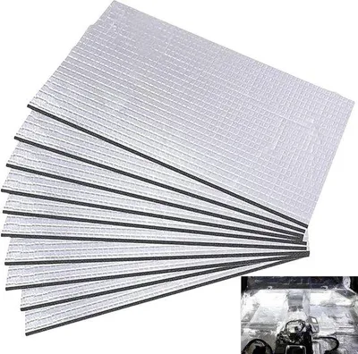 Image de Tapis insonorisants 25 x 18 cm, lot de 10, pour voiture