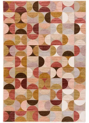 Produktbild von Sorena Vintage Teppich, Farbe:Bunt Retro, Größe:140x200 cm