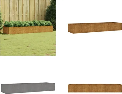 Obrázok produktu pre vidaXL Zvýšený záhon 280x80x40 cm Corten oceľ - Zvýšený záhon - Zvýšený záhon - Kvetináč