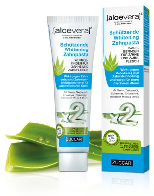 Produktbild von ZUCCARI [aloevera]2 schützende Whitening Zahnpasta