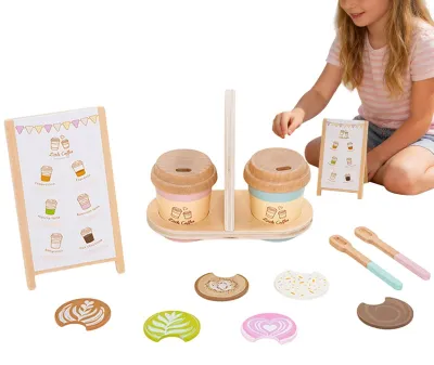 Image de Jeu de café en bois pour enfants