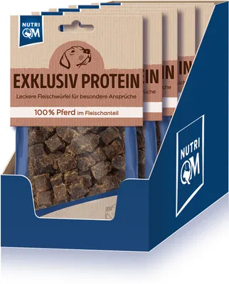 Produktbild von NutriQM Exklusiv Protein Pferd 5 x 100g
