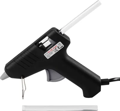 Image de Creativ Company 3911455, Pistolet à colle chaude, Noir,  CE, 7 mm, 10 cm, 170 °C