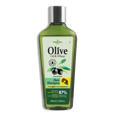 Image de Shampooing Herbolive pour cheveux normaux Huile d'olive et blé 200 ml