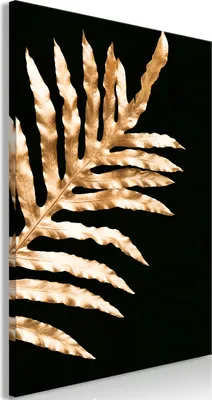 Produktbild von Vlies Leinwandbild - Magic Fern (1 Part) Vertical 40x60 cm Blätter b-C-0694-b-a
