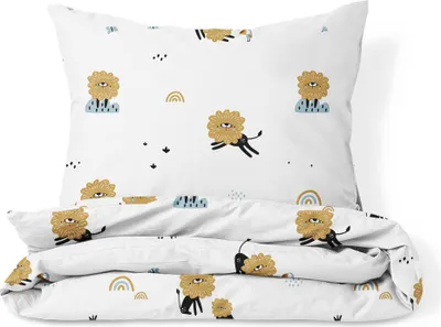 Produktbild von Petite Amélie Bettwäsche-Set – 140x200 cm – Baumwolle – Leo