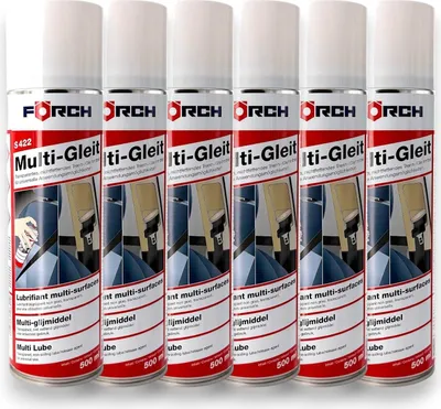 Produktbild von 6x Förch Multigleitspray S422 Gurtgleitspray Gleitspray Trennmittel Spray 500ml
