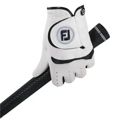 Produktbild von Footjoy Junior Pearl/Black Rechte Hand ML Handschuhe