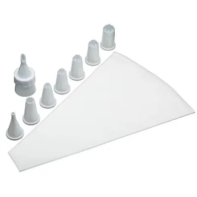 Produktbild von Kitchen Craft KCPIPING - Gebäckbeutel mit 8 Tüllen