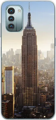 Produktbild von König Design Hülle kompatibel mit Nokia G11 Kunststoff Soft Handyhülle - Handy Case Empire State Building