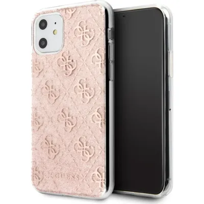 Obrázek produktu pro Guess 4G Glitter – pouzdro na iPhone 11 (růžové)