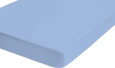 Produktbild von biberna Jersey-Elastic-Spannbetttuch 0077866 color: eisblau, size: 1x 90x190 cm - 100x220 cm