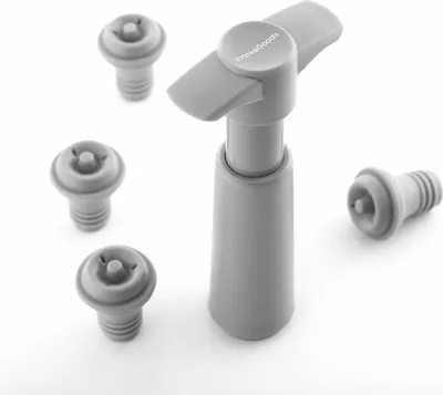 Immagine prodotto di Pompa per vuoto e tappi per vino Winuum InnovaGoods (4 tappi)