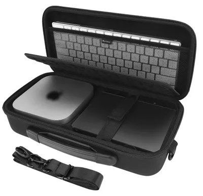 Imagen del producto de Solidchoice: Estuche rígido para transportar el Apple Mac Mini y sus accesorios. Ofrece protección y comodidad