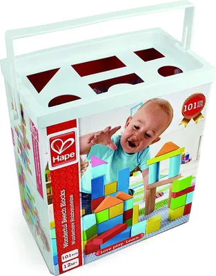 Image de Hape 101 Merveilleux blocs de construction en bois