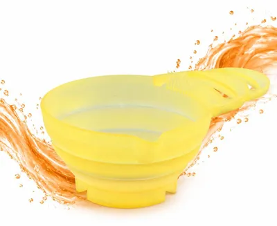 Obrázek produktu pro Kadeřnická miska na barvení vlasů Žlutá